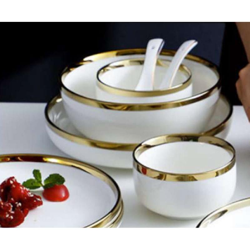 Jual White Gold Soup Bowl 7 2 Online November 2020 Blibli Com