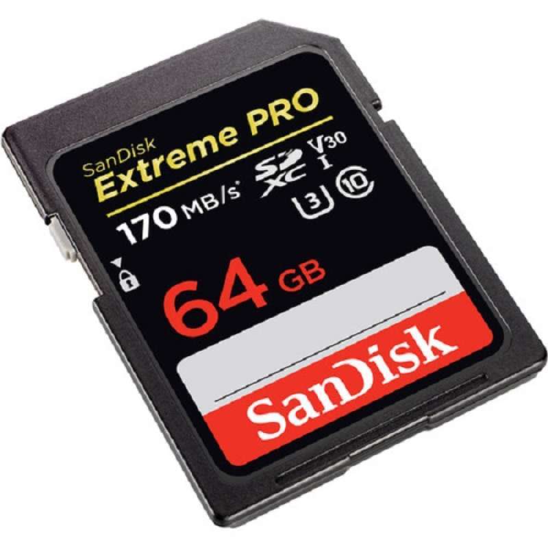 Jual Sandisk Extreme Pro Sd Card 64 Gb Memori Kamera Sdxc 170mbps Sdcard Memory Camera 64gb Original Online November 2020 Blibli