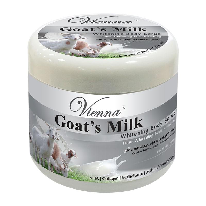 Jual Vienna Body Scrub Goat S Milk Pot 250g Online April 2021 Blibli
