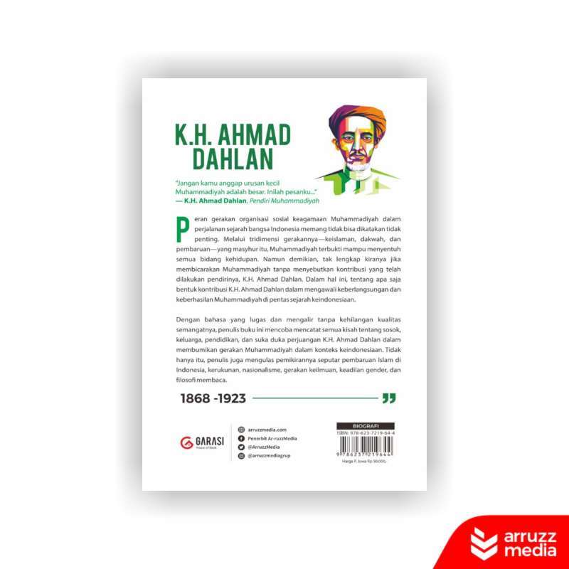 Jual Buku Biografi Kh Ahmad Dahlan 1869 1923 Murah Mei 2021 Blibli