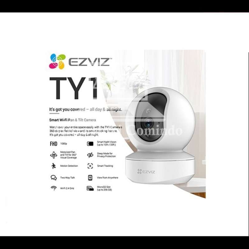 Jual Camera Cctv Ezviz Ty1 Pro 1080p 2mp Ipcam Webcam Wifi Camera