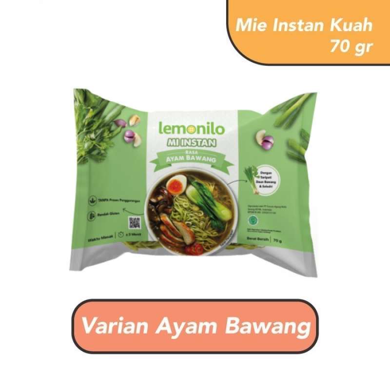 Jual Lemonilo Rasa Ayam Bawang Mie Instan 70 G 20 Pcs Karton Online Januari 2021 Blibli