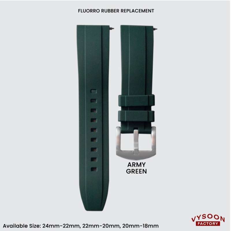Jual Rubber B Panerai 20mm 22mm 24mm Tali Jam Tangan Karet Lug Anti Debu 24 22mm Army Green Di Seller Vysoon Strap Factory Official Store Tamansari Kota Bandung Blibli
