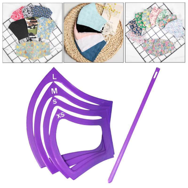 4pcs Different Sizes Plastic Reusable Mask Templates Pattern For Diy Masks Terbaru Juli 2021 Harga Murah Kualitas Terjamin Blibli