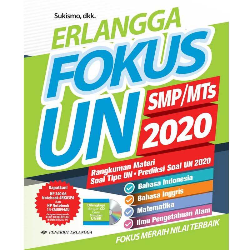 Jual Erlangga Fokus Un 2020 Smp Mts Terbaru Juli 2021 Blibli
