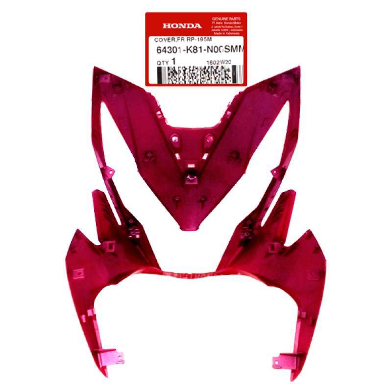 Jual Ahm 64301 K81 N00smm Cover Front Panel Tameng Lampu Depan Beat Eco K81 2016 2017 2018 2019 Pink Magenta Murah Mei 2021 Blibli