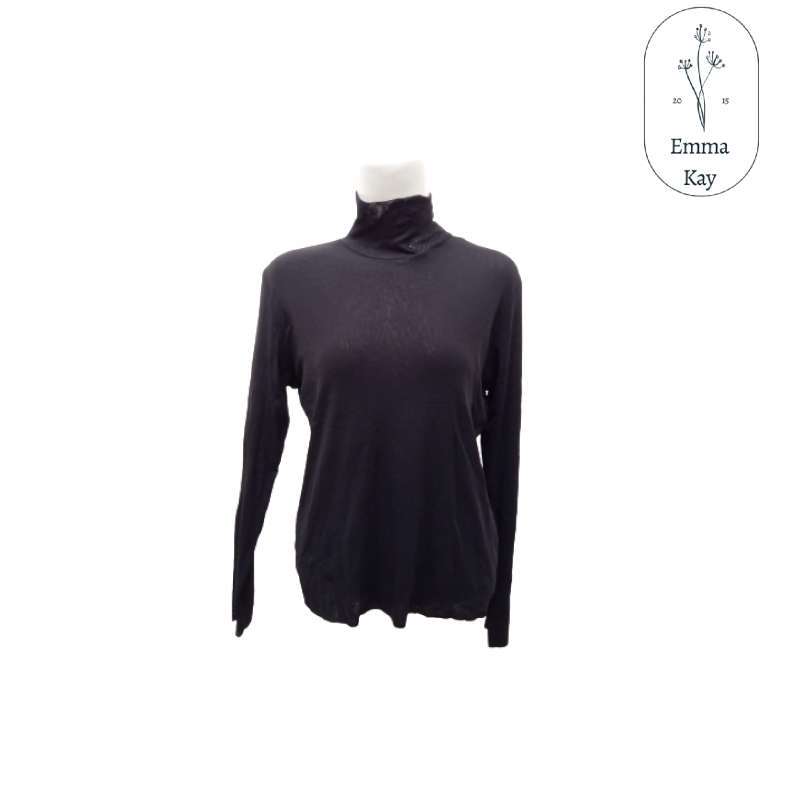 Jual B057 KAOS HITAM POLOS di Seller 