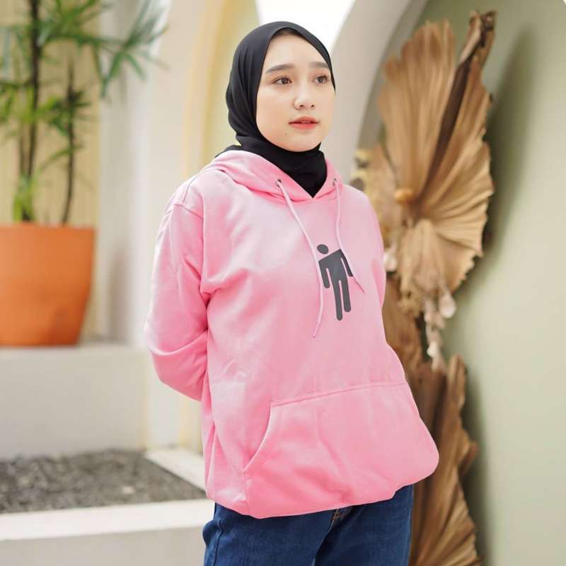 Jaket best sale hoodie pink