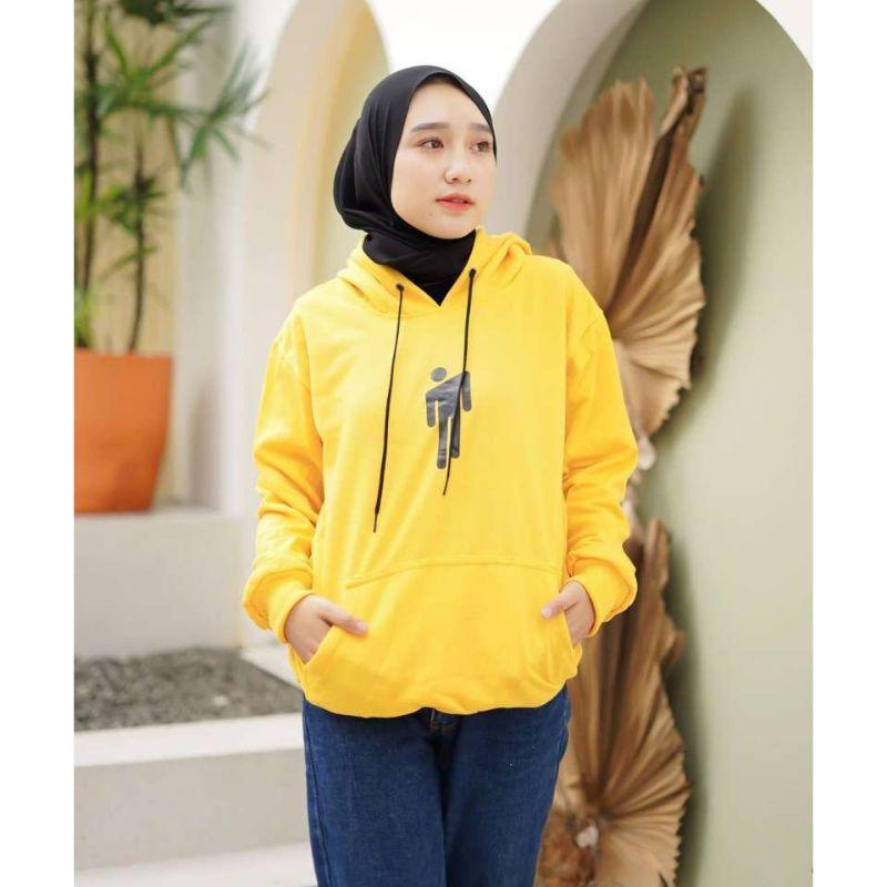 Sweater hoodie kuning shop