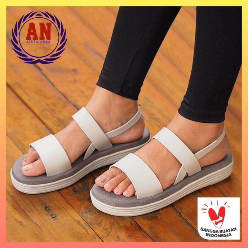 Camou Ariana Cotton Sandal Casual Wanita Sandal Wedges Platform Wanita Sandal Pesta Cantik