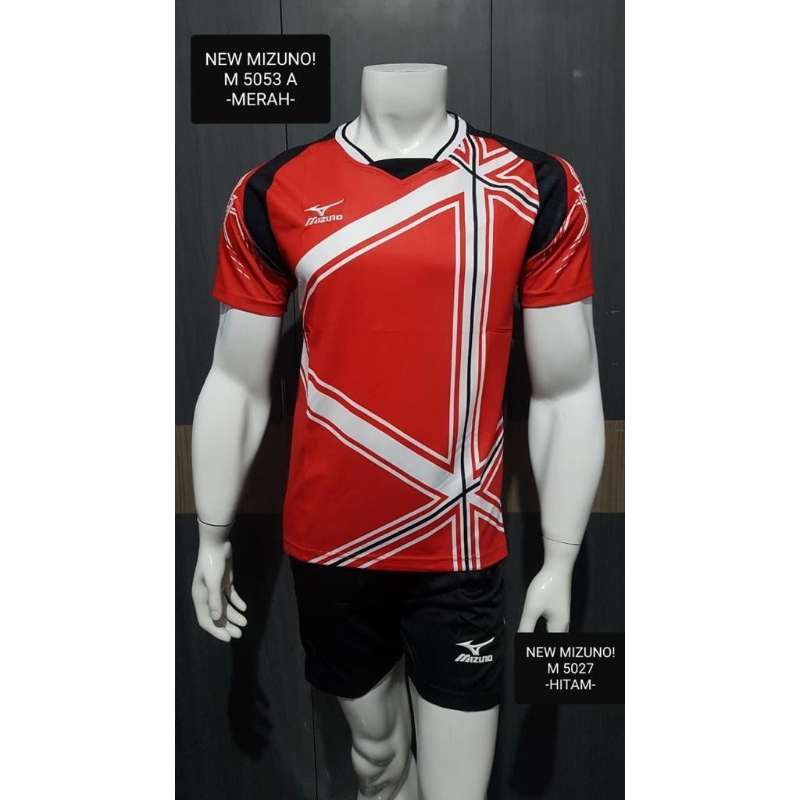 Jual BAJU KAOS BADMINTON BULUTANGKIS MIZUNO 5053 IMPORT GO XXL