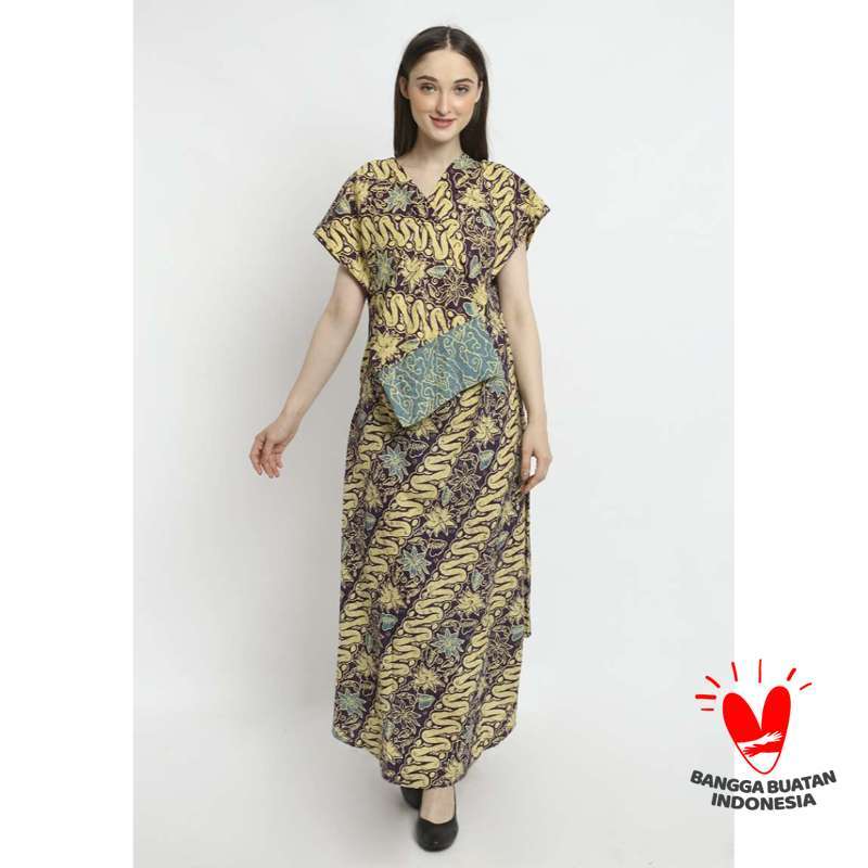 Dress Batik Wanita Bahan Doby Yuri Asimetris Terbaru Agustus 2021 Harga Murah Kualitas Terjamin Blibli