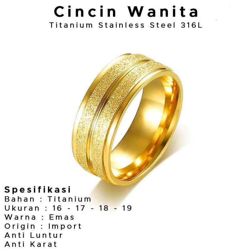 Jual Alhena Cincin Wanita Emas Titanium Anti Karat Korea Pasir Remaja Murah Terbaru 2020 Online Maret 2021 Blibli Berbagai bentuk cincin tunangan dan pernikahan untuk calon spesial. alhena cincin wanita emas titanium anti karat korea pasir remaja murah terbaru 2020