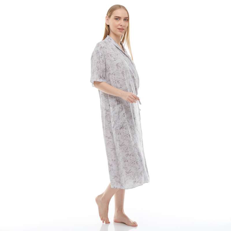 ATELIER MODE Loungewear Wrap Dress Robe Mina Dress Wanita