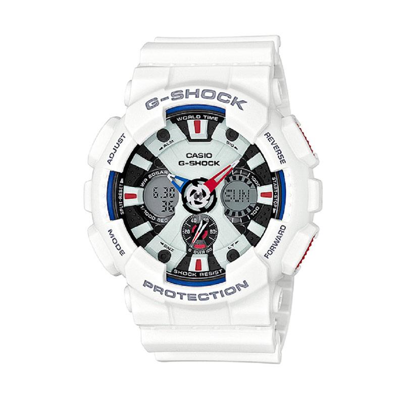 Casio G-Shock Jam Tangan Pria GA-120TR-7A - Putih