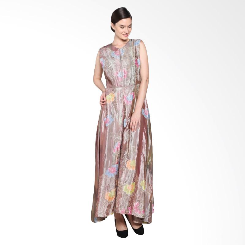 Mahadevi Batik Bunga Dress Wanita