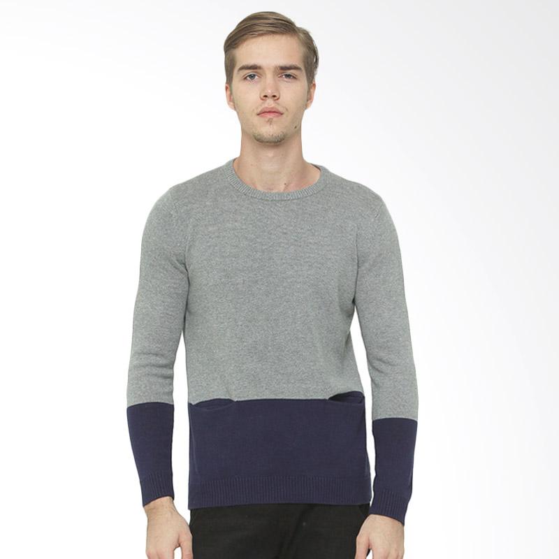 COLDWEAR 16009 Men Cotton Sweater - Grey