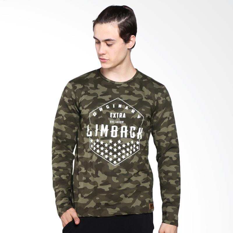 Limback 3042 Extra Sweater Pria - Hijau Army