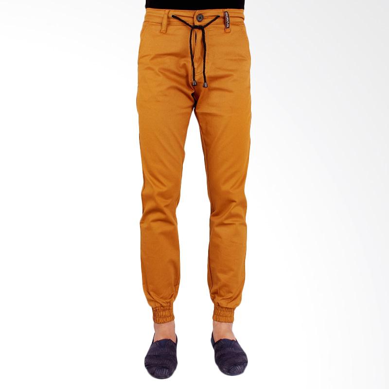 Oliveinch long Jogger Pria - Light Brown