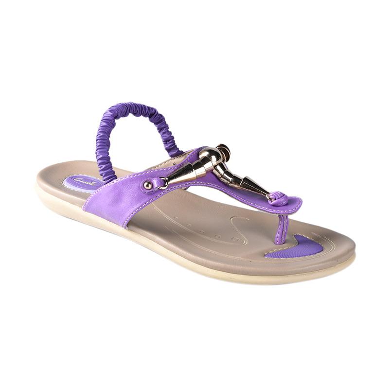 Carvil WING-02 Sandal Flat Wanita - Purple