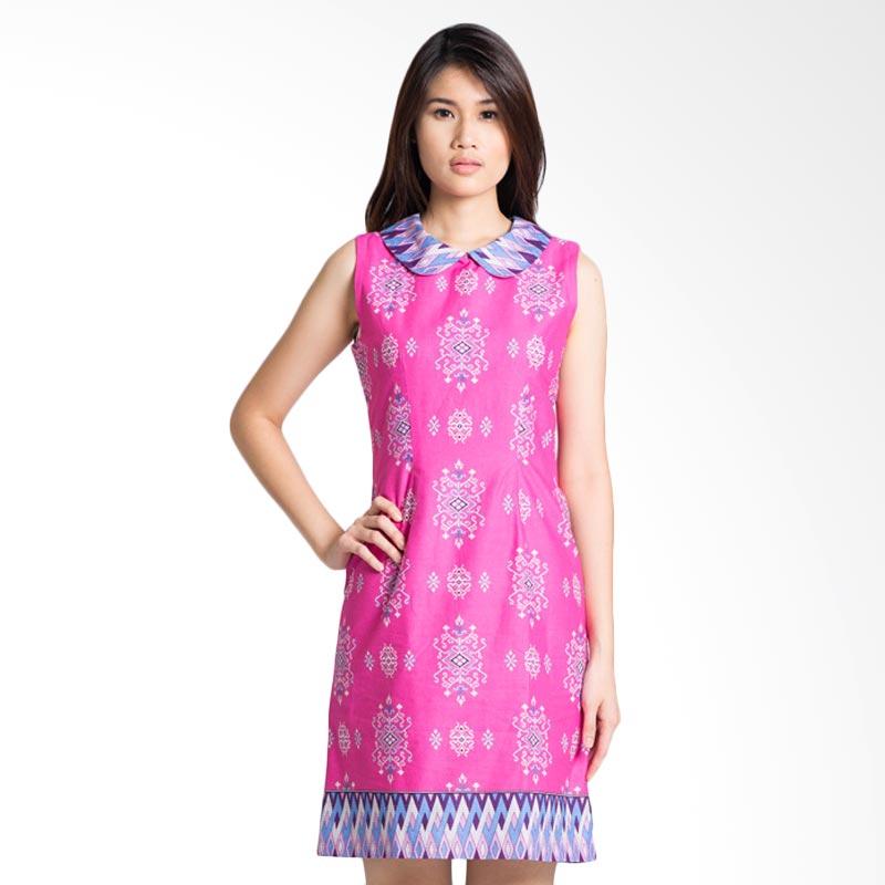 Bateeq 15-055 Sleeveless Cotton Dress - Pink