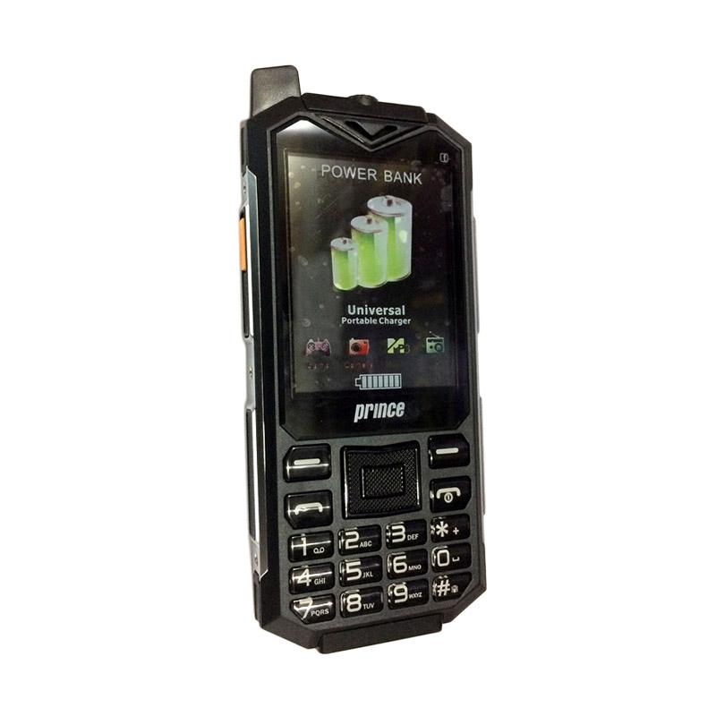 Prince PC-128 Powerbank Handphone - Black [6.000 mAh]
