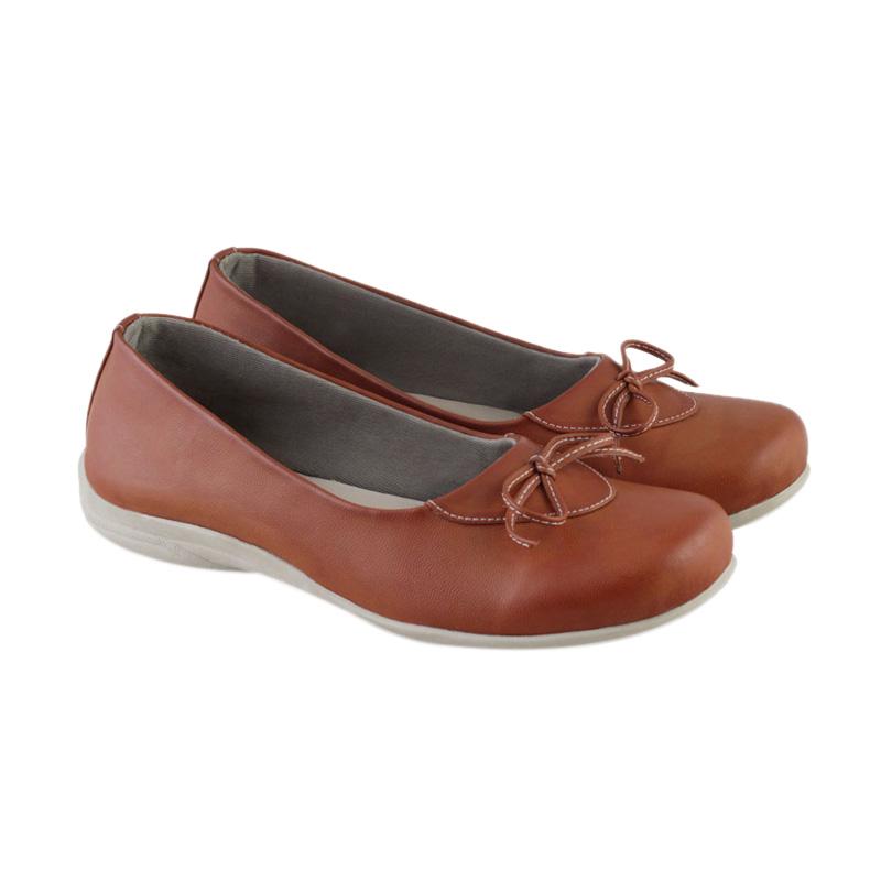 Varka Flat Shoes 2089 Sepatu Wanita - Coklat