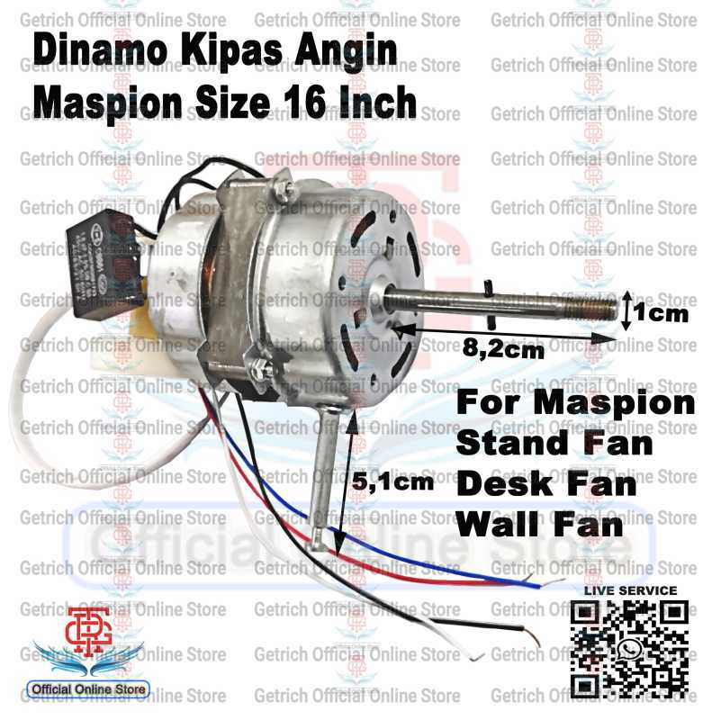 Jual Dinamo Kipas Angin Maspion 16 Inch 1 8uf Silver Di Seller Getrich Official Online Store Kota Jakarta Barat Dki Jakarta Blibli
