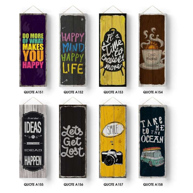 Jual Poster Kayu Decor Cafe Hiasan Dinding 15x40cm Online Mei 2021 Blibli