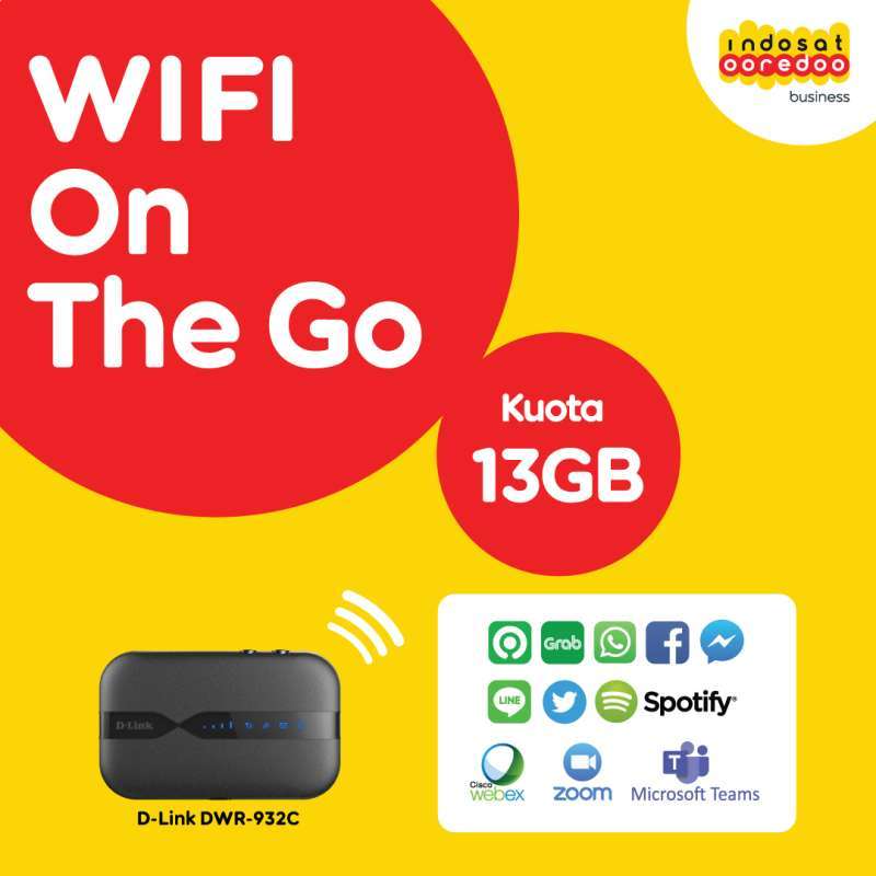 Indosat Ooredoo Business Wifi On The Go 13 Gb Terbaru Agustus 2021 Harga Murah Kualitas Terjamin Blibli