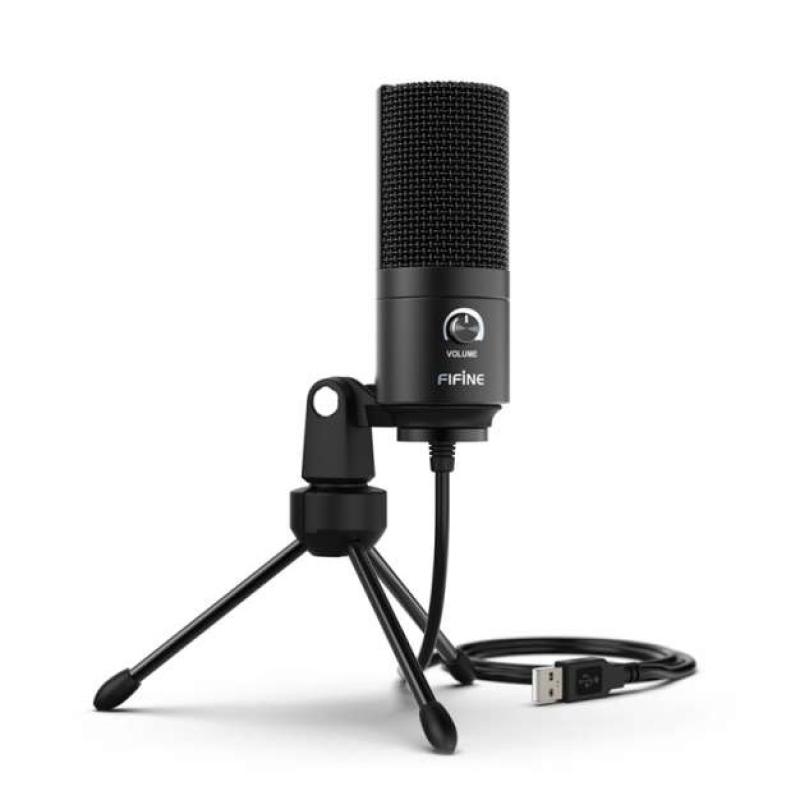 FIFINE K669B USB Condenser Microphone for Gaming Podcasting