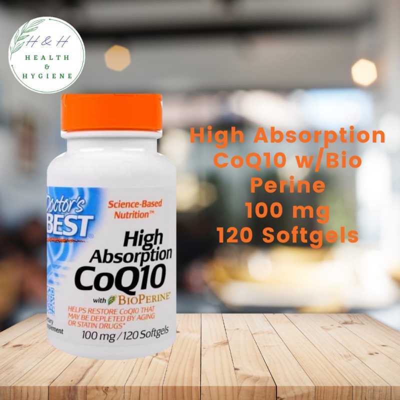 Promo Doctor's Best, High Absorption CoQ10 with BioPerine ...