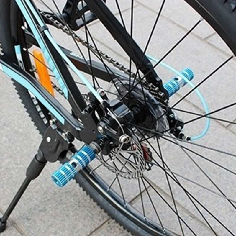 Silver Durable Aluminum 3//8/" Foot Pegs Axle for Fixed Gear Bike Bicycle 2 PCS