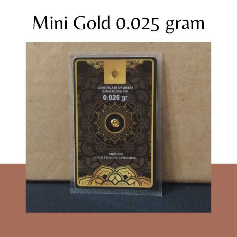 Jual Mini Gold 0 025 Gram Terbaru November 2021 Harga Murah Kualitas Terjamin Blibli