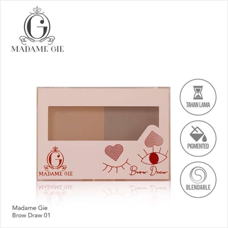 Jual Madame Gie Brow Draw Eyebrow Kit 2 5g 01 Terbaru Juni 2021 Blibli
