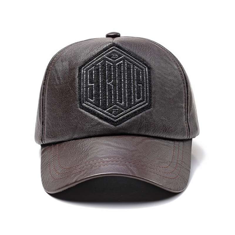Promo Topi Kulit Pria Topi Baseball Cap 