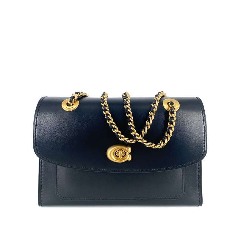 Jual Coach Parker 26852 Black Leather Shoulder Bag di Seller