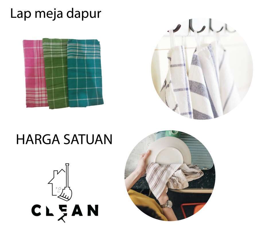 Jual Lap Tangan Kotak Lap Meja Lap Piring Kain Lap Dapur Murah Mei 2021 Blibli
