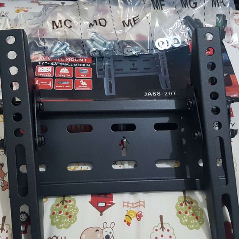 bracket tv jumbo 17 43 inci braket tv led breket tv lcd waterpass