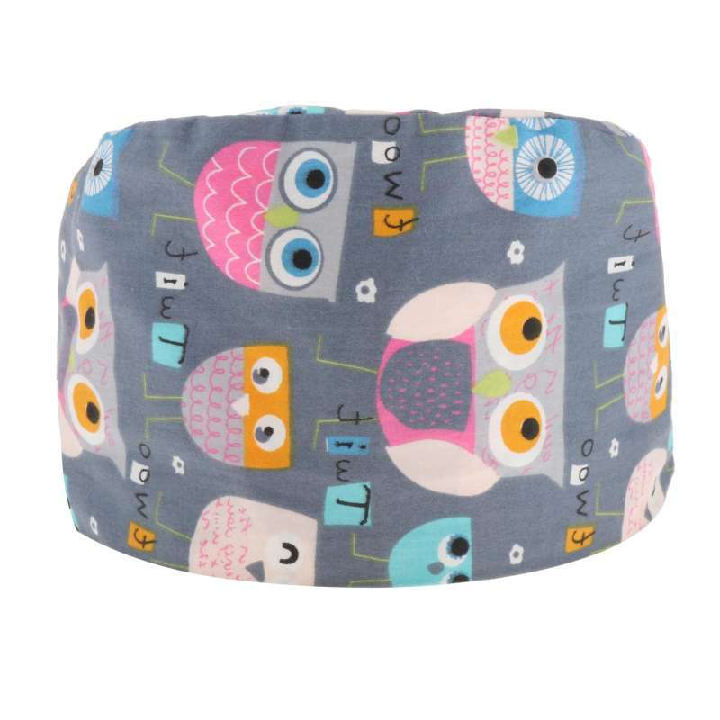 Unisex Scrub Printed Caps Hair Cover 
