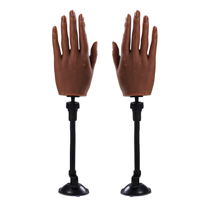 Silicone Lifelike Female Hand Finger Mannequin Display Jewelry Model Props 1PC 