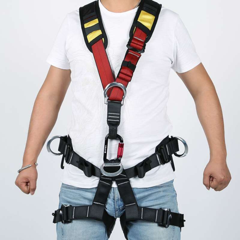 Climbing Harness Rock Tree High Altitude Protection Caving Rappelling Chest Belt 