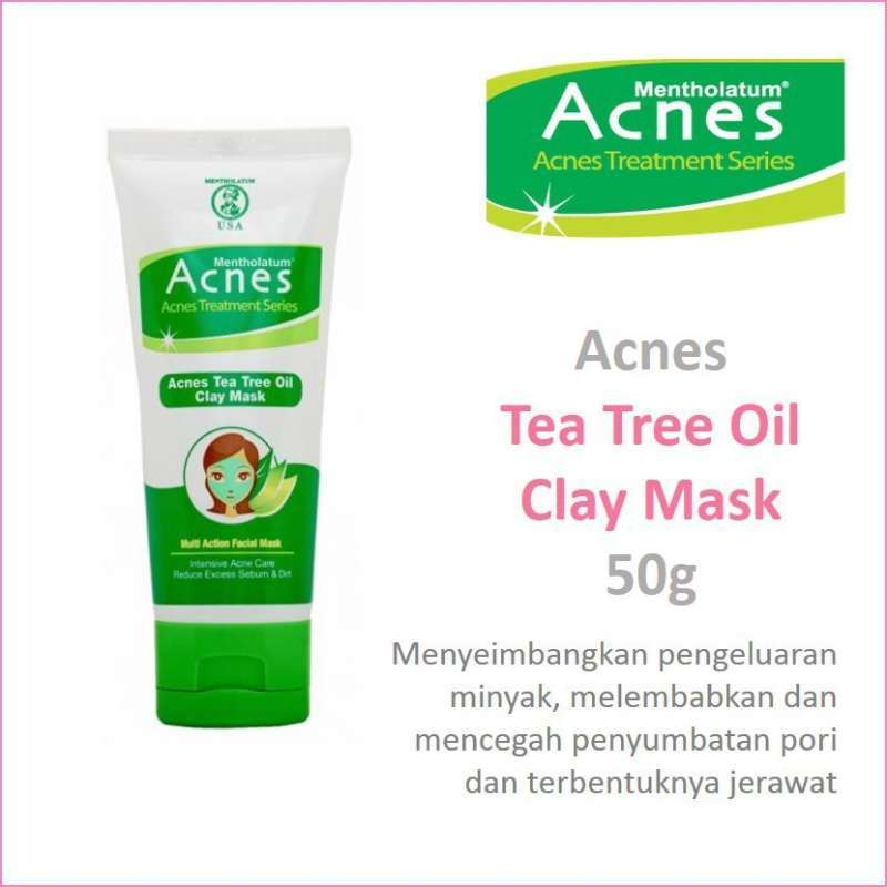 Jual Bagikan Facebook Facebook Mail Acnes Tea Tree Oil Clay Masker Wajah 50 G Online April 2021 Blibli