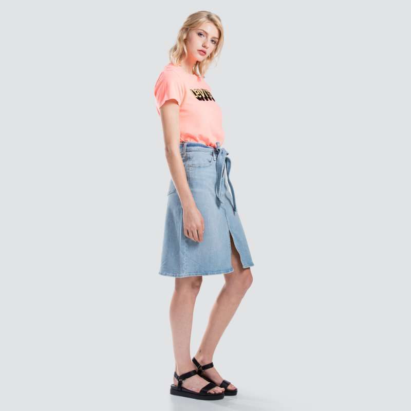 Levis midi tie skirt shop in light and bright