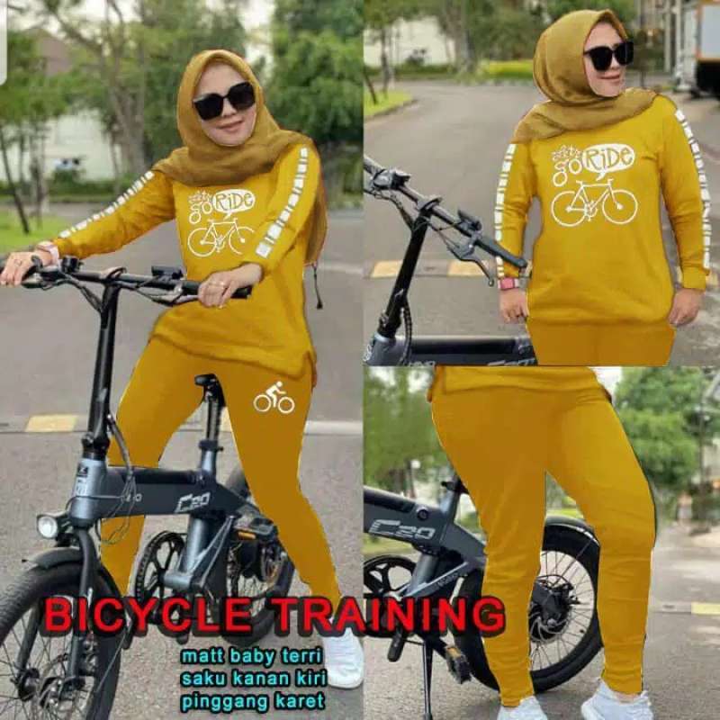 Boom Setelan Training Bike L Xl Xxl 3xl Baju Olahraga Wanita Setelan Senam Wanita Termurah Terbaru Juli 2021 Harga Murah Kualitas Terjamin Blibli