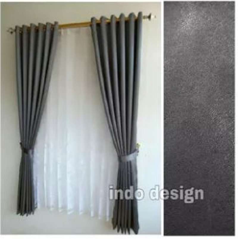 Jual Gorden Gordeng Hordeng Jendela Pintu Rumah Minimalis Blackout Polos Terbaru Juli 2021 Blibli