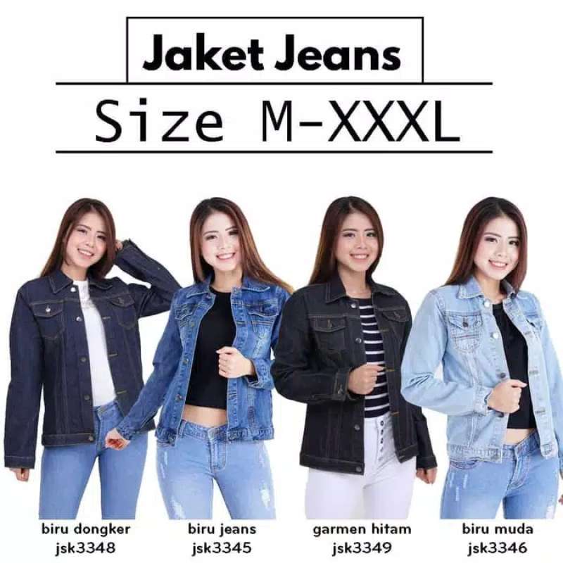 jaket jeans big size