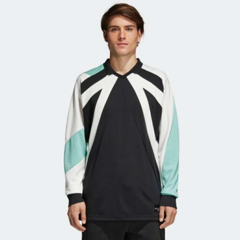 Jual adidas original EQT Jersey Long sleeve white green CD6844