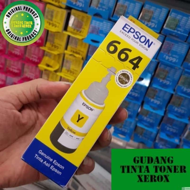 Jual Tinta Epson 664 Yellow L100 | L200 