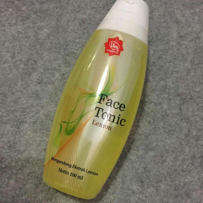 face tonic lemon